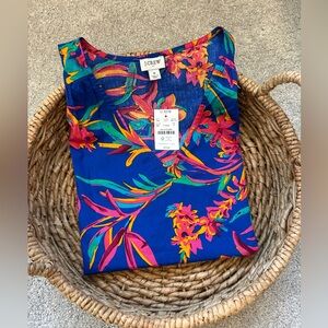 NWT J. Crew Factory Sleeveless Ruffle Top, size Small